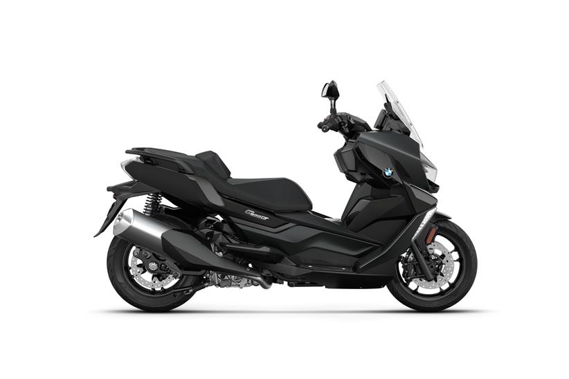 BMW C400 scooter side view right