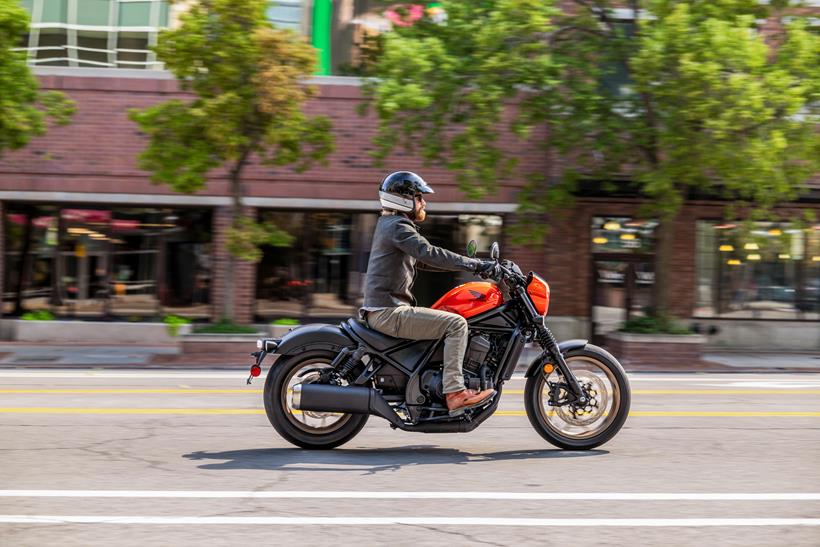 Side view of the Honda CMX1100SE cruiser