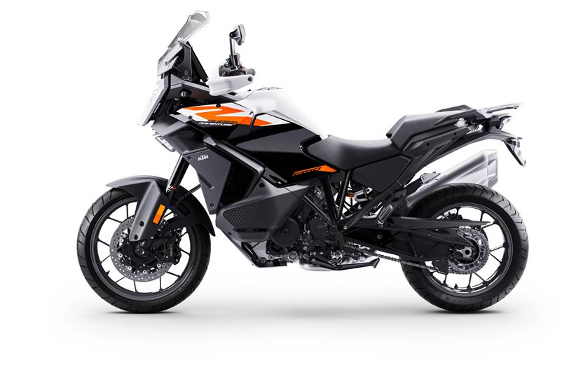 Side view of the KTM 1390 Super Adventure S