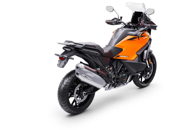 Rear view of the KTM 1390 Super Adventure S