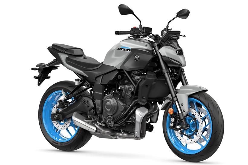 2025 Yamaha MT-07 front three-quarter