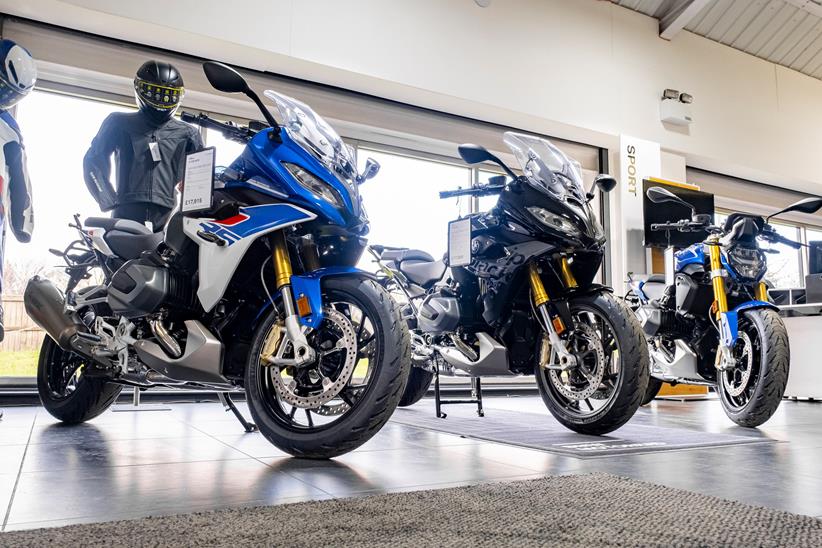 Inside the Pidcock Motorcycles BMW dealership