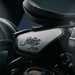 Triumph Bobber Icons edition logo beneath the seat