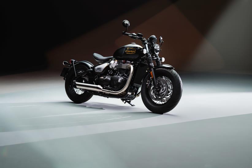 Special edition Triumph Bobber cruiser