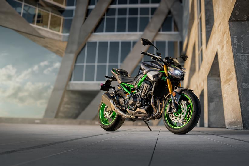 Static shot of the 2025 Kawasaki Z900SE