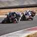 BMW S1000RR and M1000RR cornering on track