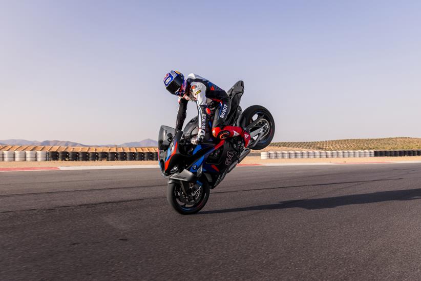 BMW M1000RR stoppie