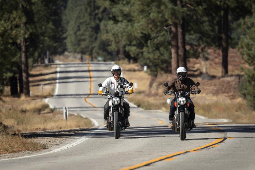 A pair of Royal Enfield Bear 650s ridden together