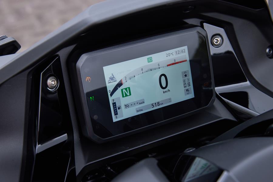 Honda Forza 750 TFT dash