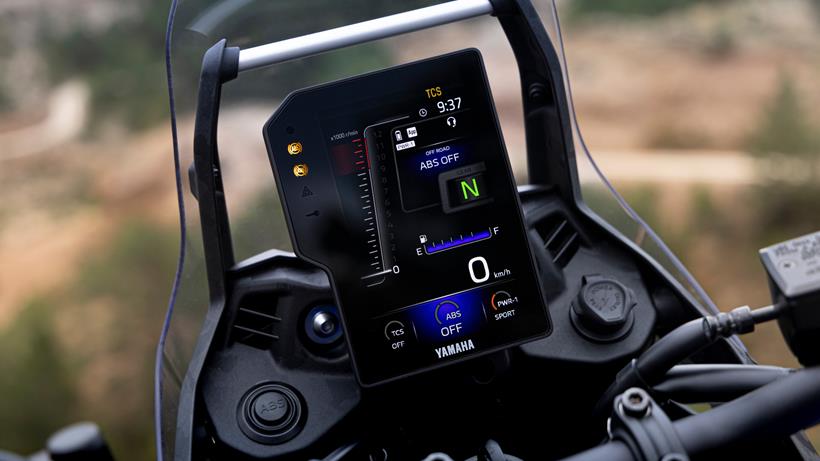 2025 Yamaha Ténéré 700 TFT dash