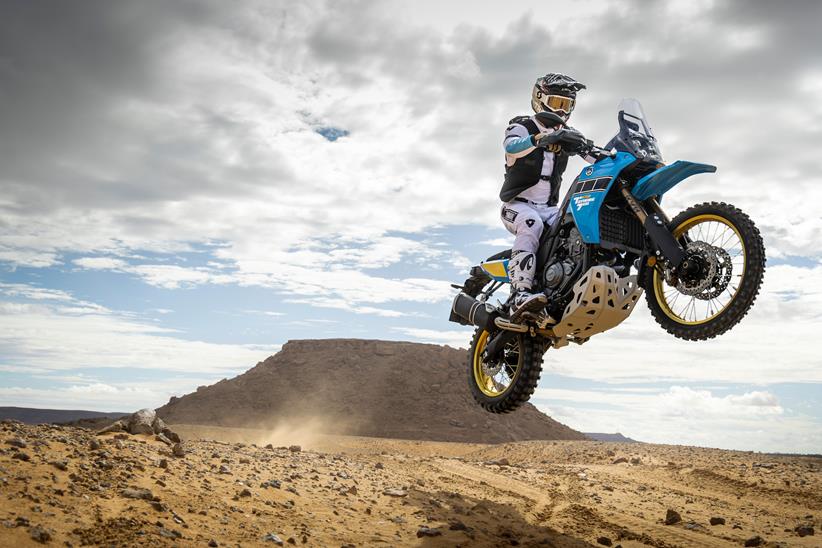 Jumping the 2025 Yamaha Ténéré 700 Rally