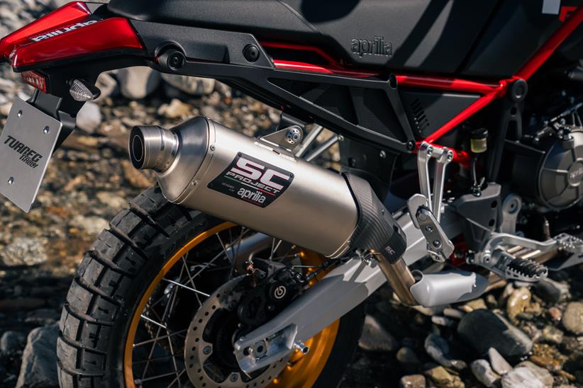 Aprilia Tuareg 660 Rally SC Project exhaust