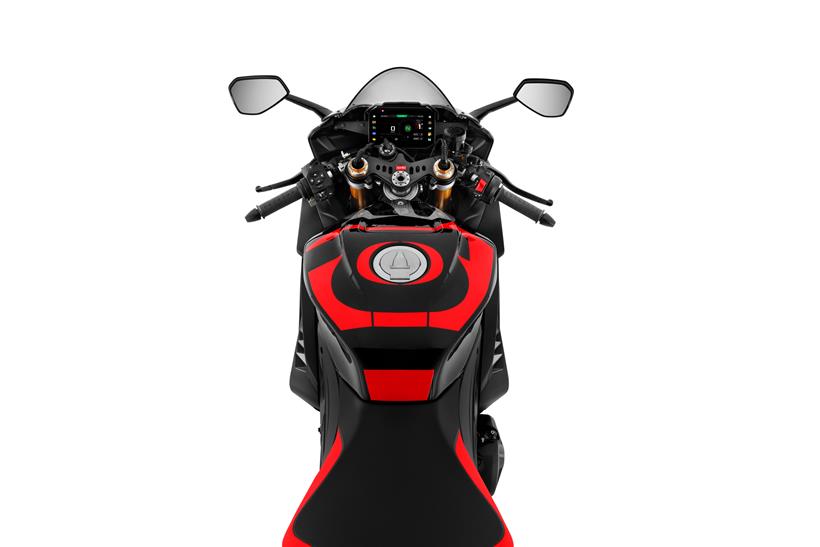 Aprilia RSV4 Factory cockpit and tank