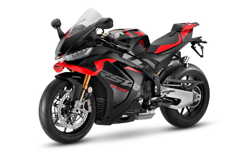 Aprilia RSV4 Factory front three quarters