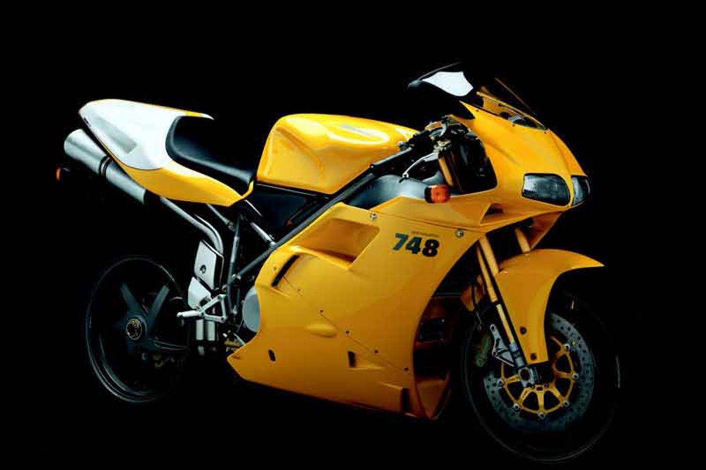 DUCATI 748 左サイドカウル イエロー de DUCATI 748 左サイドカウル イエロー de