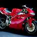 Ducati 748 motorcycle review - Side view