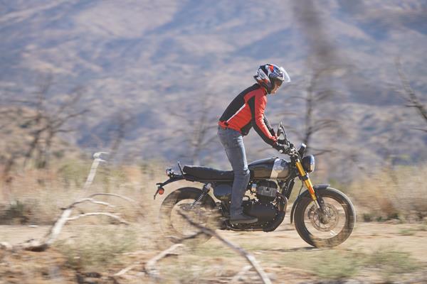 2025-on Royal Enfield Bear 650 on a dusty track