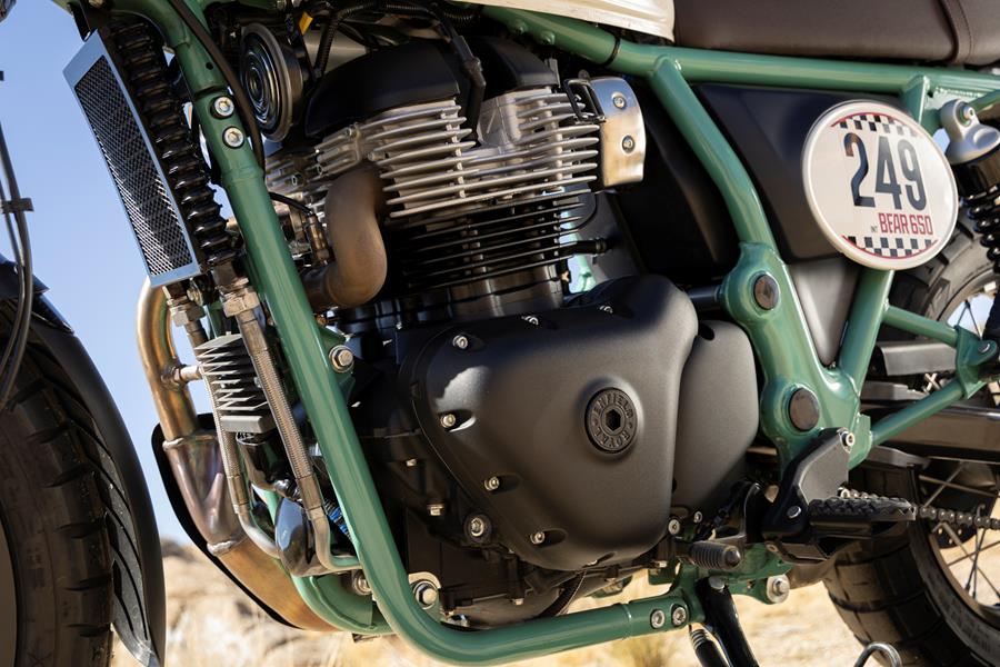 2025-on Royal Enfield Bear 650 detailed engine shot