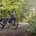 2025 Honda XL750 Transalp parked in a woodland