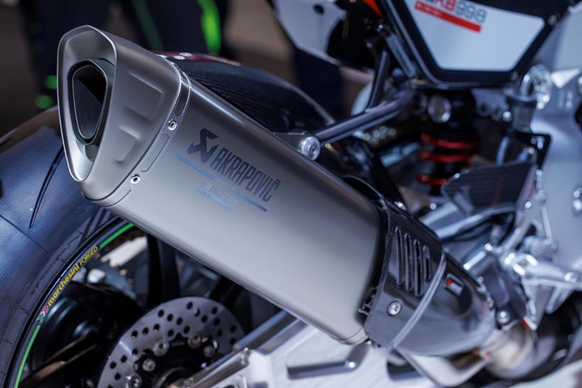 Bimota KB998 exhaust silencer