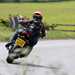 Ducati Monster SP rear cornering action shot