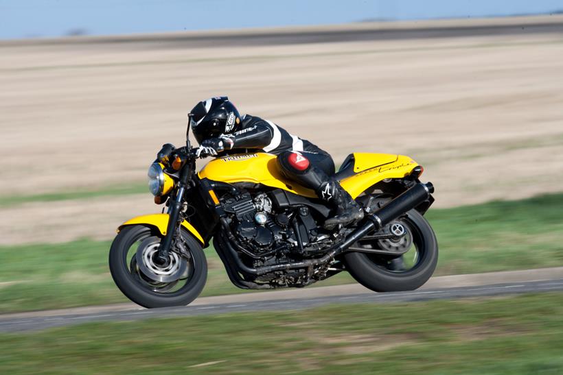 Triumph Speed Triple cornering