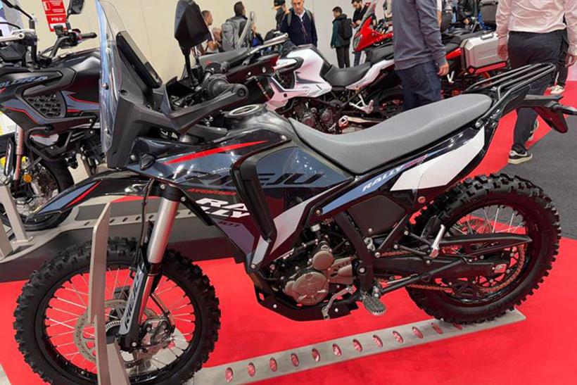 Rieju Aventura 307 left side - Photo credit: peakmotorcycles.com