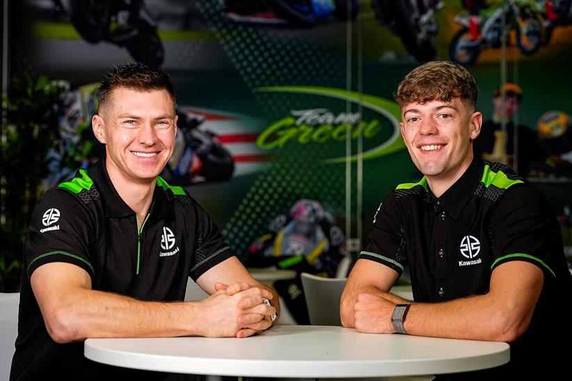 Christian Iddon and Max Cook will be teammates at AJN Steelstock Kawasaki in 2025.