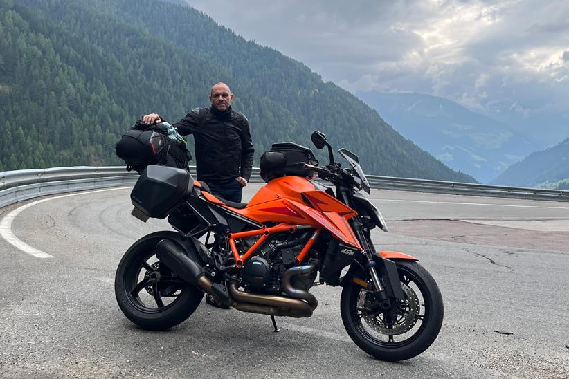 KTM 1390 Super Duke R Evo all set for touring