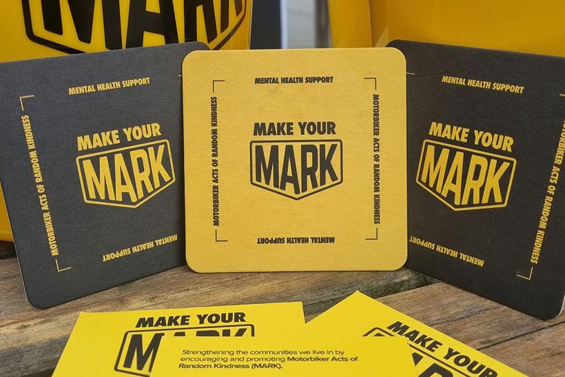 Make Your Mark merch at a fundraiser