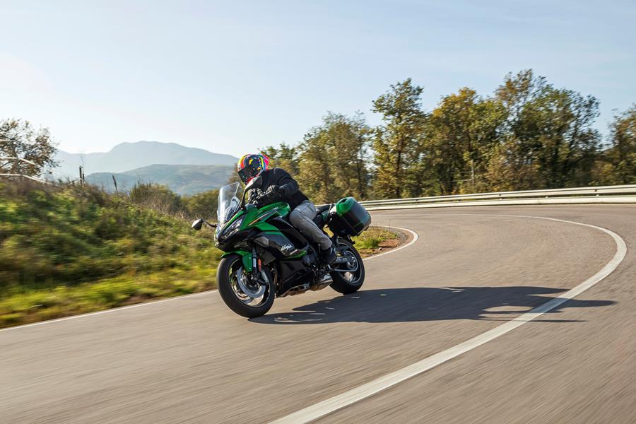 2025-on Kawasaki Ninja 1100SX SE in its element touring