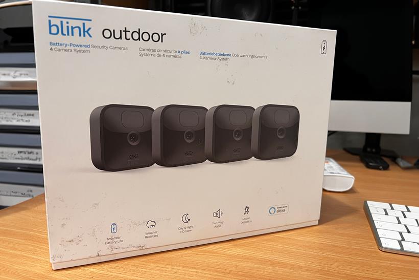 Blink security camera box