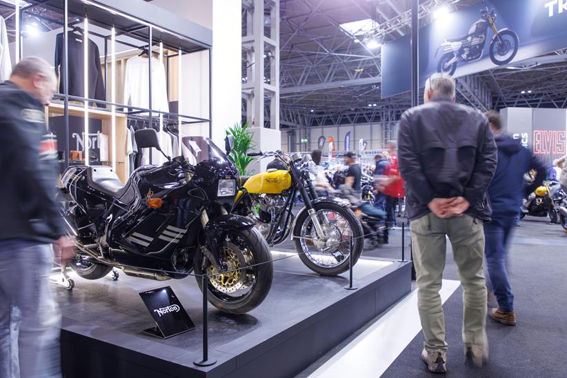 Classic Nortons on show at Motorcycle Live