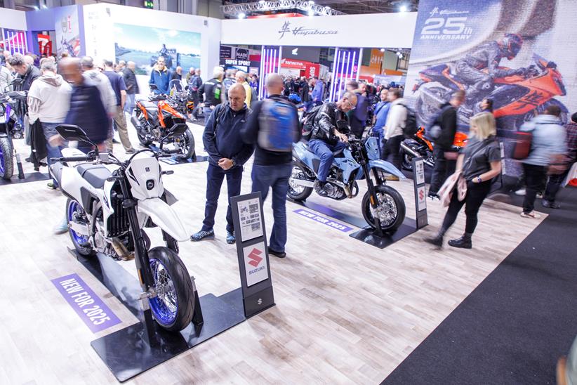 Suzuki DRZ models on show at Motorcycle Live 2024