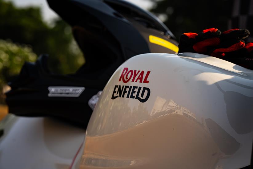 Royal Enfield FT450 petrol tank logo