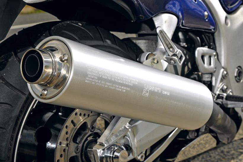 Suzuki Hayabusa exhaust