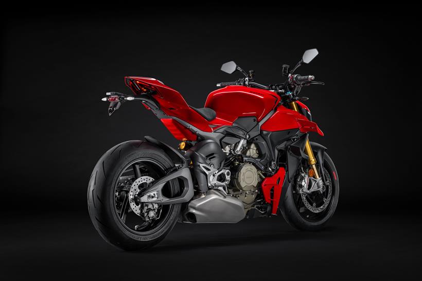 2025 Ducati Streetfighter V4 S rear three quarters