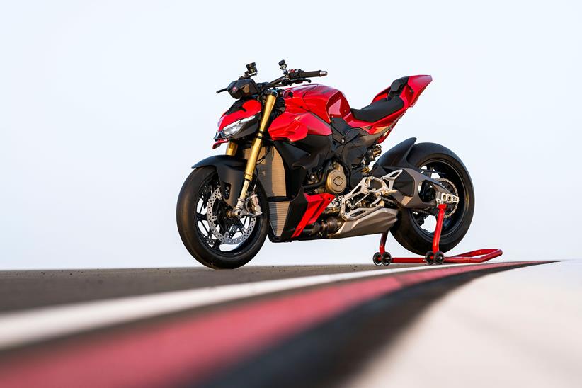 2025 Ducati Streetfighter V4 S left side static