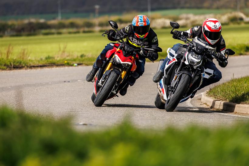 BMW M1000R and Ducati Streetfighter V4S