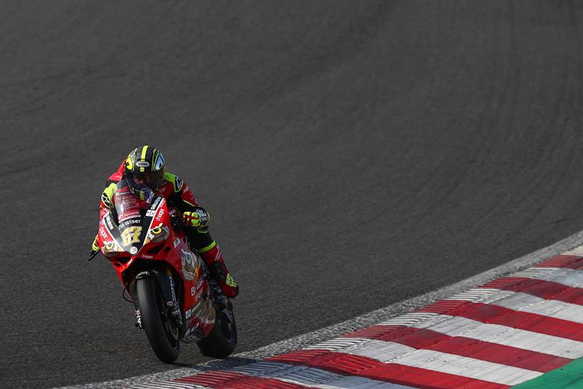 Shane 'Shakey' Byrne onboard his Be Wiser Ducati at Brands Hatch in 2018.