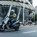 Yamaha NMax 125 riding in a town