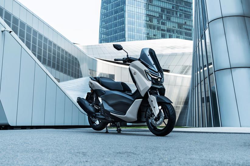 Side view of Yamaha NMax 125