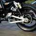 Kawasaki ZRX1100 motorcycle review - Rear view