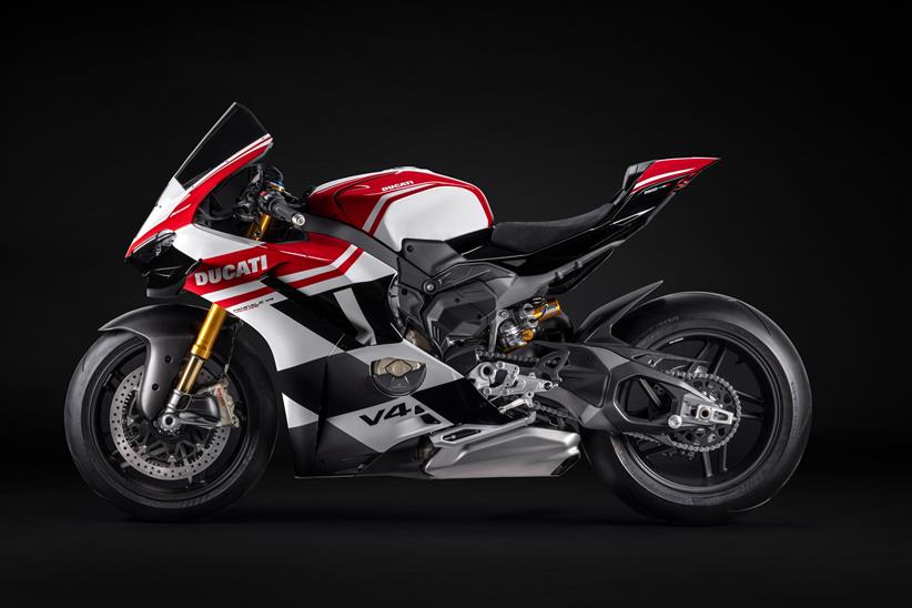 Ducati Panigale V4 Tricolore left side view