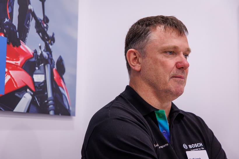 Bosch's Head of Two-Wheeler and Powersports, Geoff Liersch