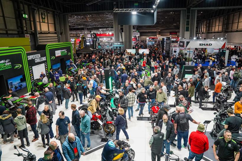 Attendees at Motorcycle Live 2024