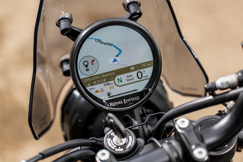 Royal Enfield Himalayan 450 dash display