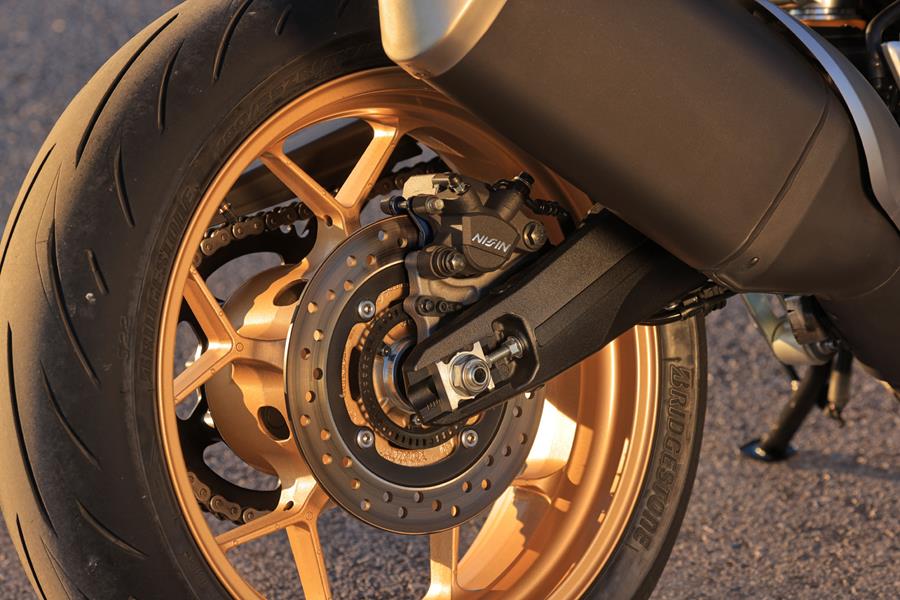 2025-on Honda CB1000 Hornet SP detailed shot of wheels