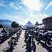 Motorbikes parked in rows at BMW Motorrad Days event