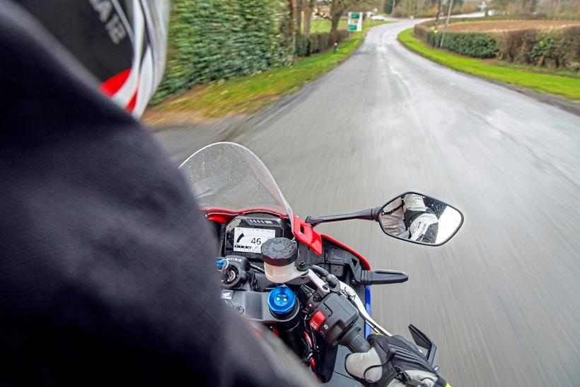 Riding a Honda CBR600RR in the wet isn't as bad as you might think